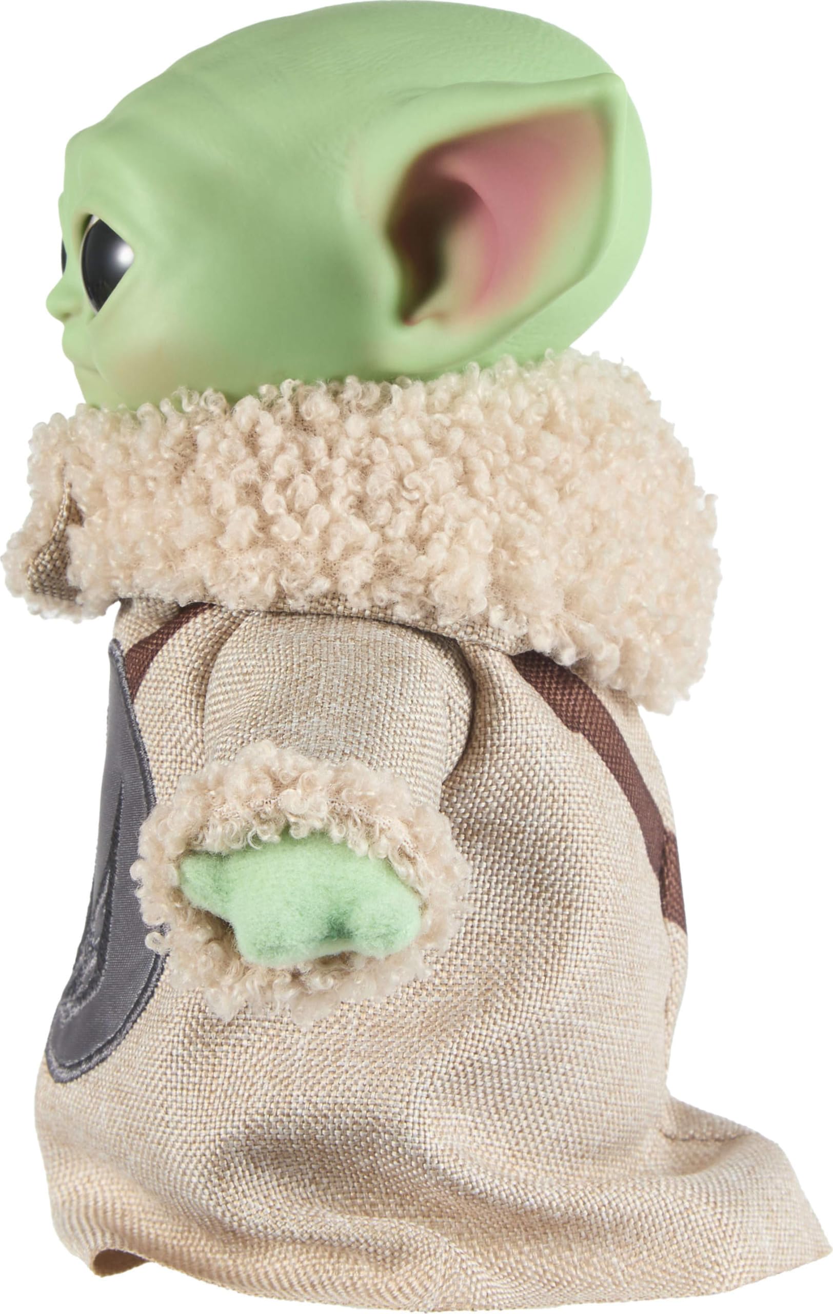 Mattel Star Wars the Mandalorian & Grogu Movie Grogu 6-inch Tall Plush with Embroidered Rondel Design on Chest Vinyl Head Soft Plush Body and Hands