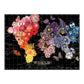 Galison Full Bloom World Map Puzzle