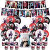 Anime Birthday Party Decoration, Include Satoru Happy Birthday Banner, Cake Topper, Latex Balloons, for Jujutsu Fans Party Supplies