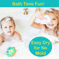 Splashin'kids Bath Toys Double The Fun Baby Toys Water Bathtub Toys Toddlers Rotating Octopus and Head Bobbing Reindeer