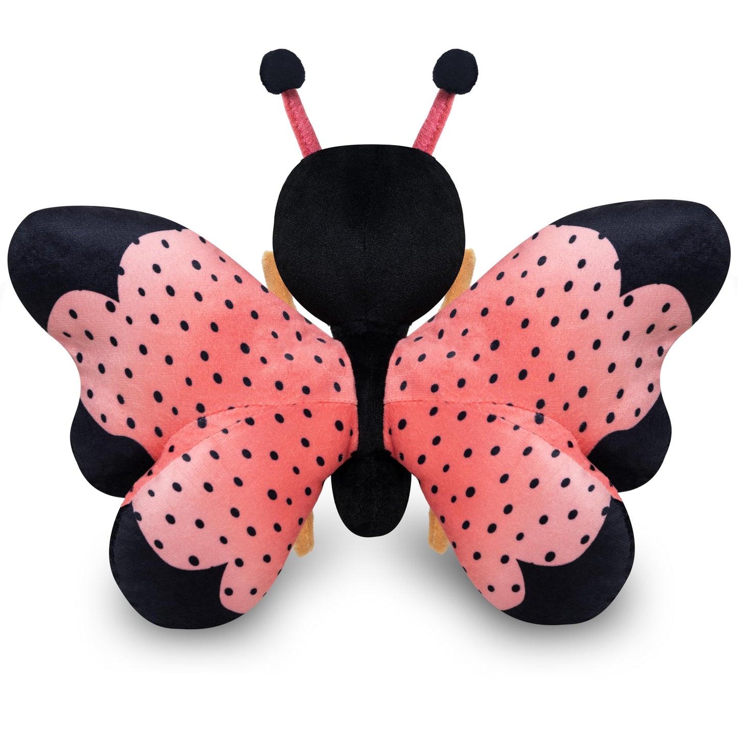 Ms. Butterfly Plush Stuffed Animal and Interactive Toy with Cute, Flappable Wings (12 inches)