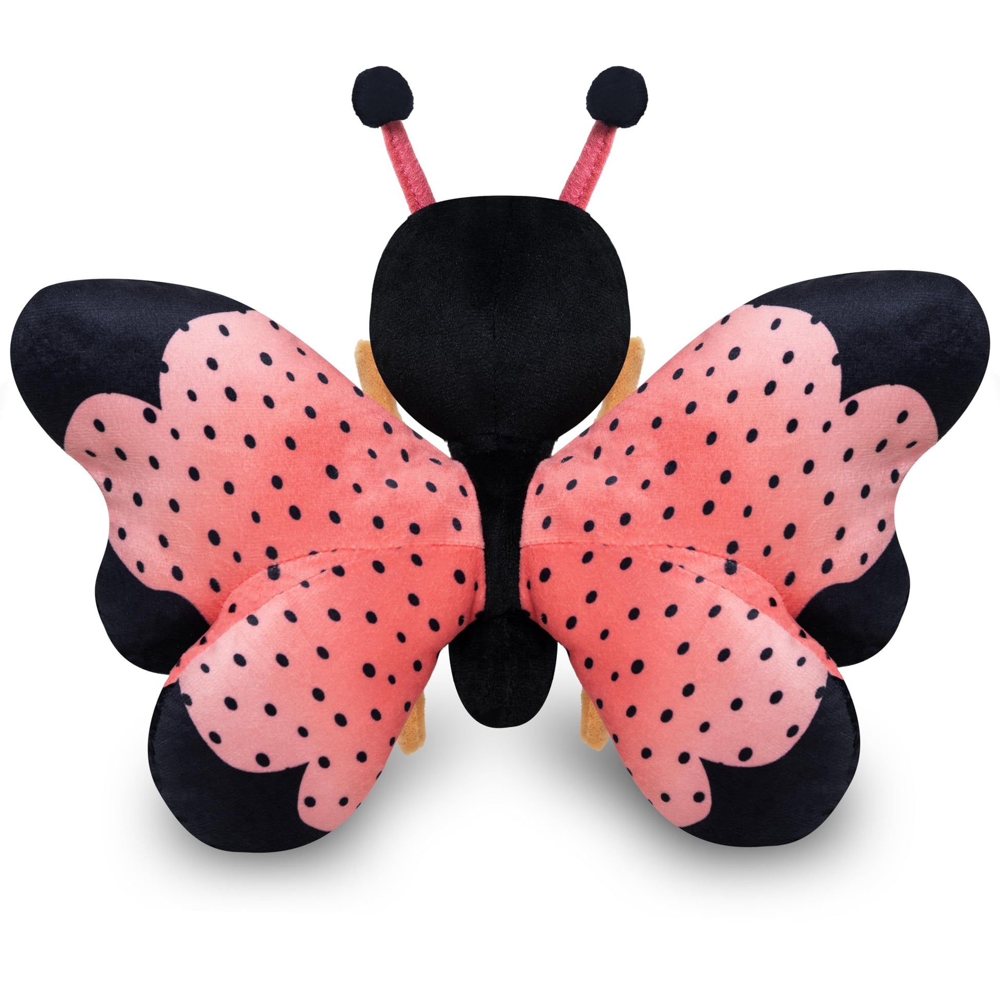 Ms. Butterfly Plush Stuffed Animal and Interactive Toy with Cute, Flappable Wings (12 inches)