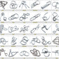 YUNTENG 24Pcs Assorted Metal Brain Teasers Metal Wire IQ Puzzles with Paper Box Gift Package Assembly & Disentanglement Great Educational Intelligence