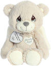 Aurora® Adorable Precious Moments™ Guardian Angel Bear Stuffed Animal - Heartwarming Toy for Comforting Children - for Sentimental Gifts, Birthdays