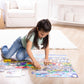 Melissa & Doug Traffic Jam Jumbo Floor Puzzle 24-Piece City Vehicle Toy