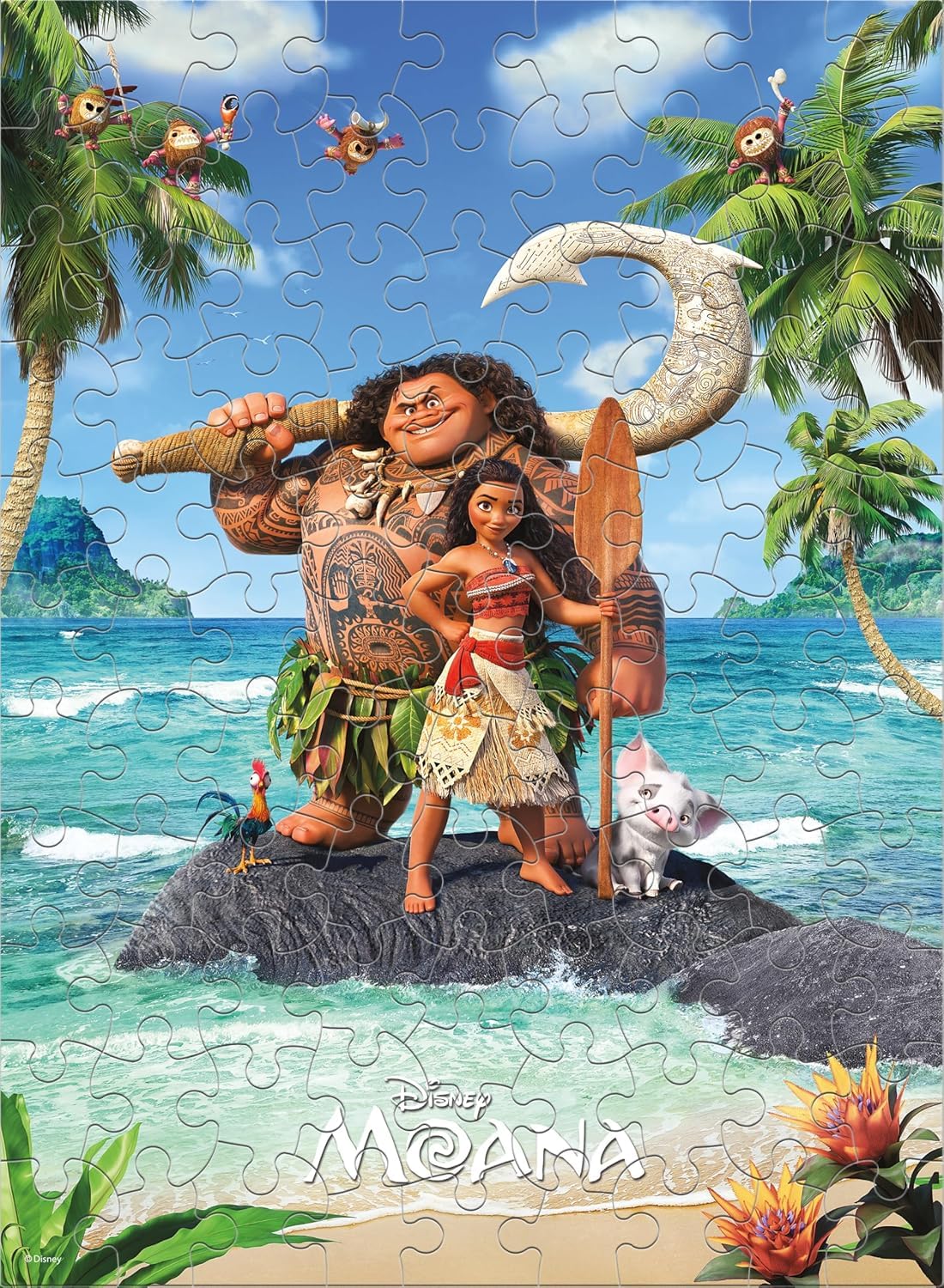 Ceaco - Disney Moana - 100 Piece Jigsaw Puzzle for Kids Ages 6-8
