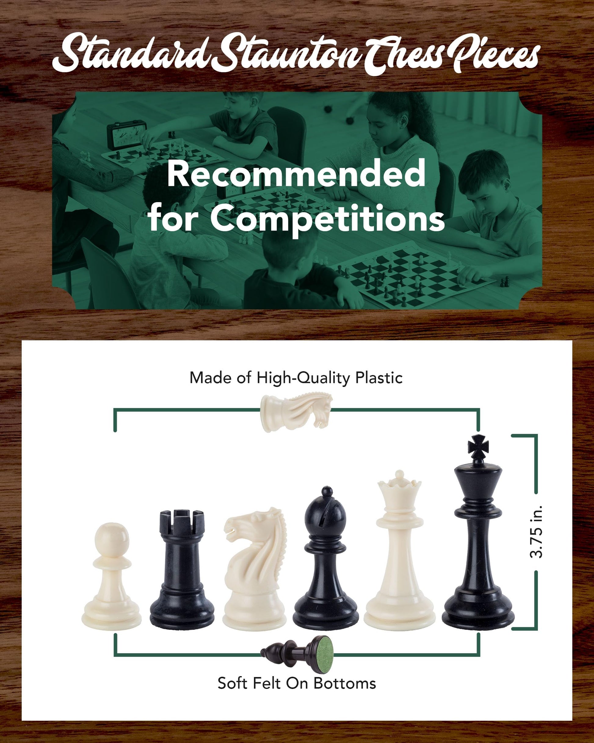 Bobby Fischer® Learn to Play Chess Set Board Game