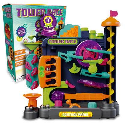 Playful Minds Tower Race Multi-Level Maze Game - A-Maze-ING Action, Multi-Level Challenges, Fast-Paced Control Panel Game - No Batteries Required