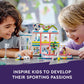 LEGO Friends Sports Center 41744 Building Toy Set, Fun for Boys and Girls Ages 8 and up, Includes Football, Basketball and Tennis Games, A Fun Gift