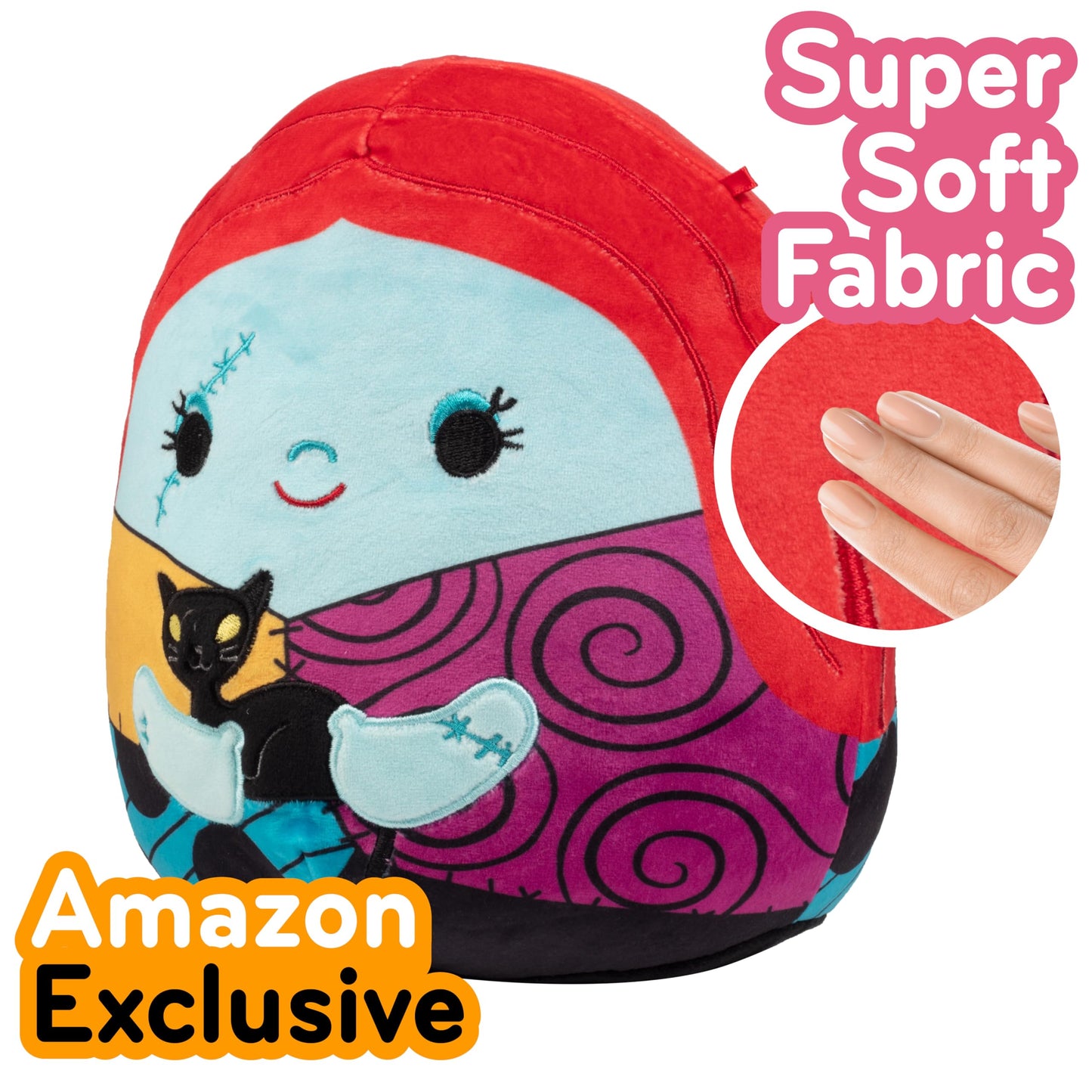 Squishmallows 8-Inch Disney Halloween Sally Jazwares Plush