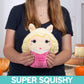 Squishmallows Original 8-Inch Miss Piggy - The Muppets Show - Official Jazwares Disney Plush - Collectible Soft & Squishy Stuffed Animal Toy - Add