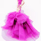 Cora Gu Handmade Purple Gown Fit 12 inch Fashion Doll and Doll not Included