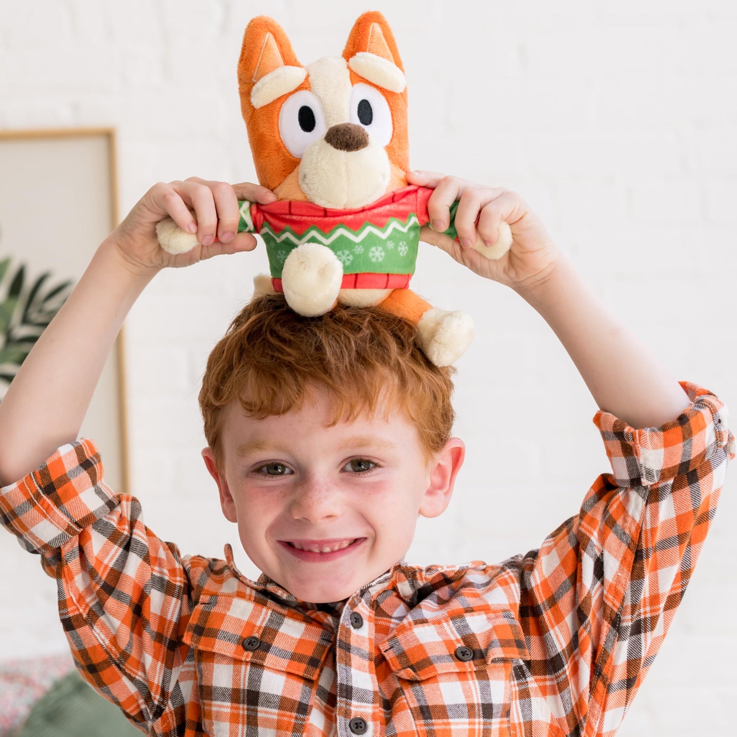 Animal Adventure | Bluey | 8" Mini Bingo Plush | Limited Edition Christmas Themed Animals for Kids | Cute & Huggable Ultra Soft Plushie Stuffers Toy