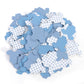 Blue Bodysuit Confetti - Blue Gingham Baby Shower Confetti,Baby Shower Decoration,Boy/Girl Onsie Decor (blue-1)