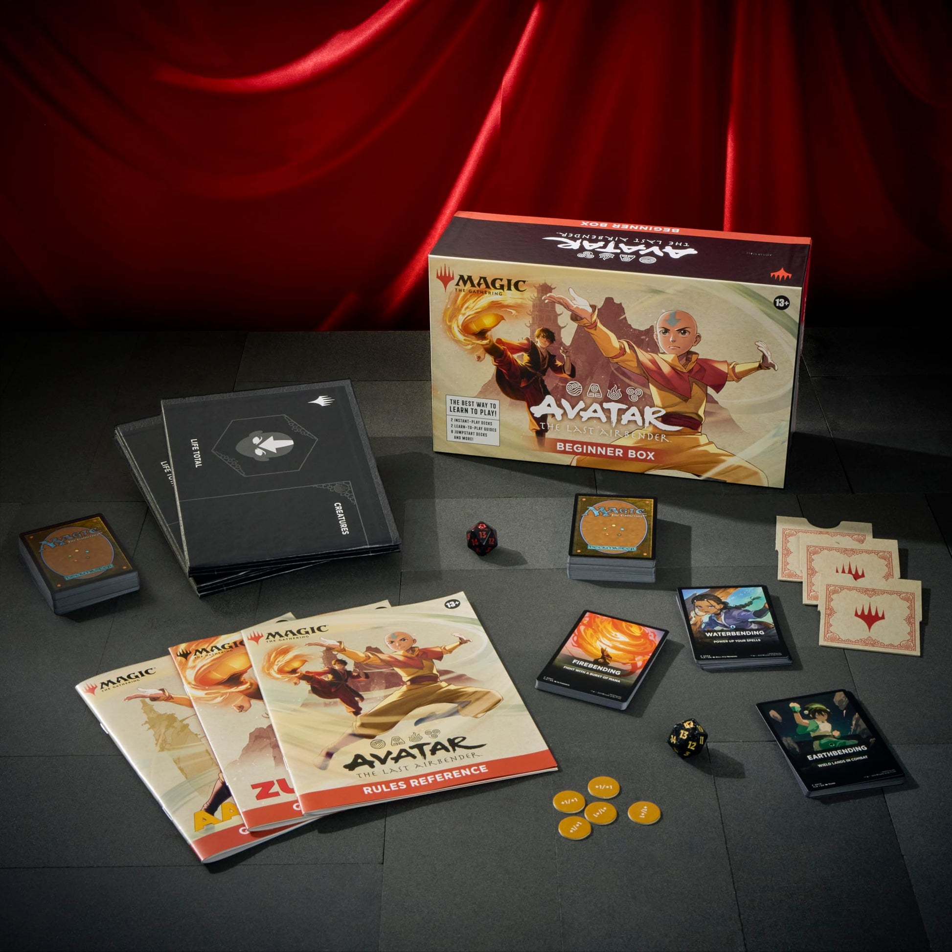 Magic: The Gathering | Avatar: The Last Airbender Beginner Box | 2-Player Card Game | Includes 2 Tutorial Decks, 8 Themed Half-Decks, 2 Playboards, 2