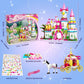 KOJAYHOL Castle STEM Building Toys for Girls Ages 6-12 Years Old, 1000PCS Building Sets for Girls & Boys, Pink Princess Castle Carriage Playset