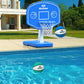 Lxheir Swimming Pool Basketball, 9" Waterproof Basketball for Poolside Hoop, Anti-Slip Textured Grip, Durable Water Basketball for Pool Basketball