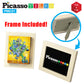 PicassoTiles 1” Magnetic Puzzle Building Cubes Blocks of Popular World Famous Art Paintings with Free Frame, Educational STEAM Toys for 3+ Year Old