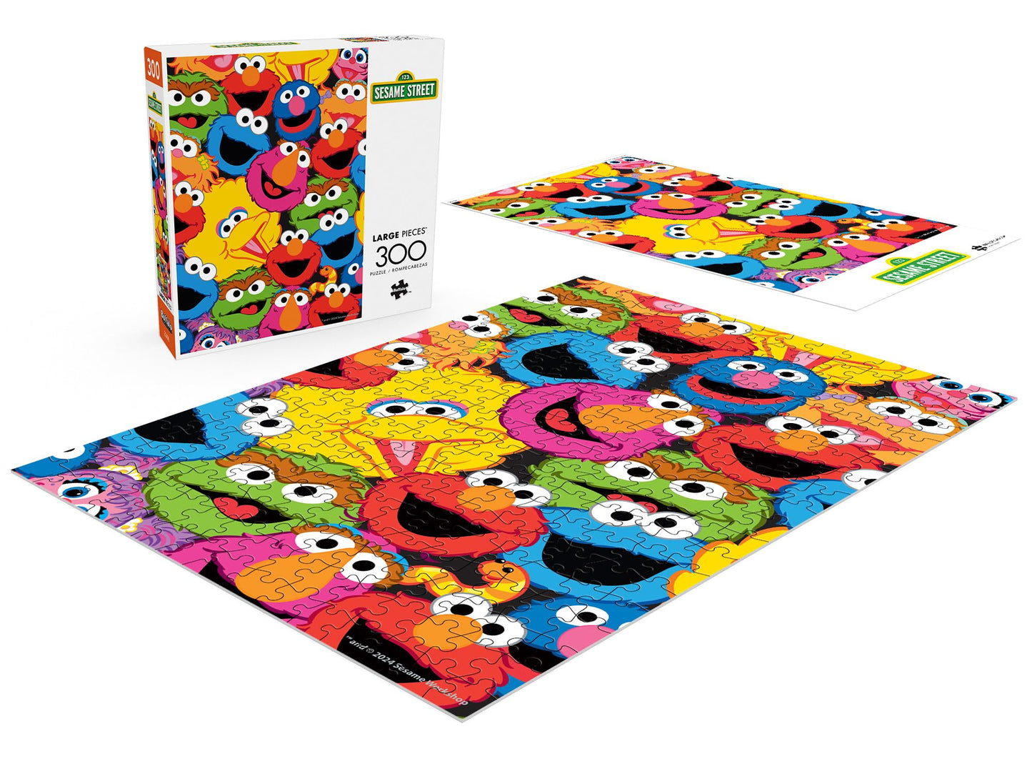 Buffalo Games - Sesame Favorites - 300 Piece Jigsaw Puzzle for Adults