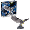 Eagle Crystal 3D Puzzle Deluxe, 62-Pc Brain Teaser, Ages 12+