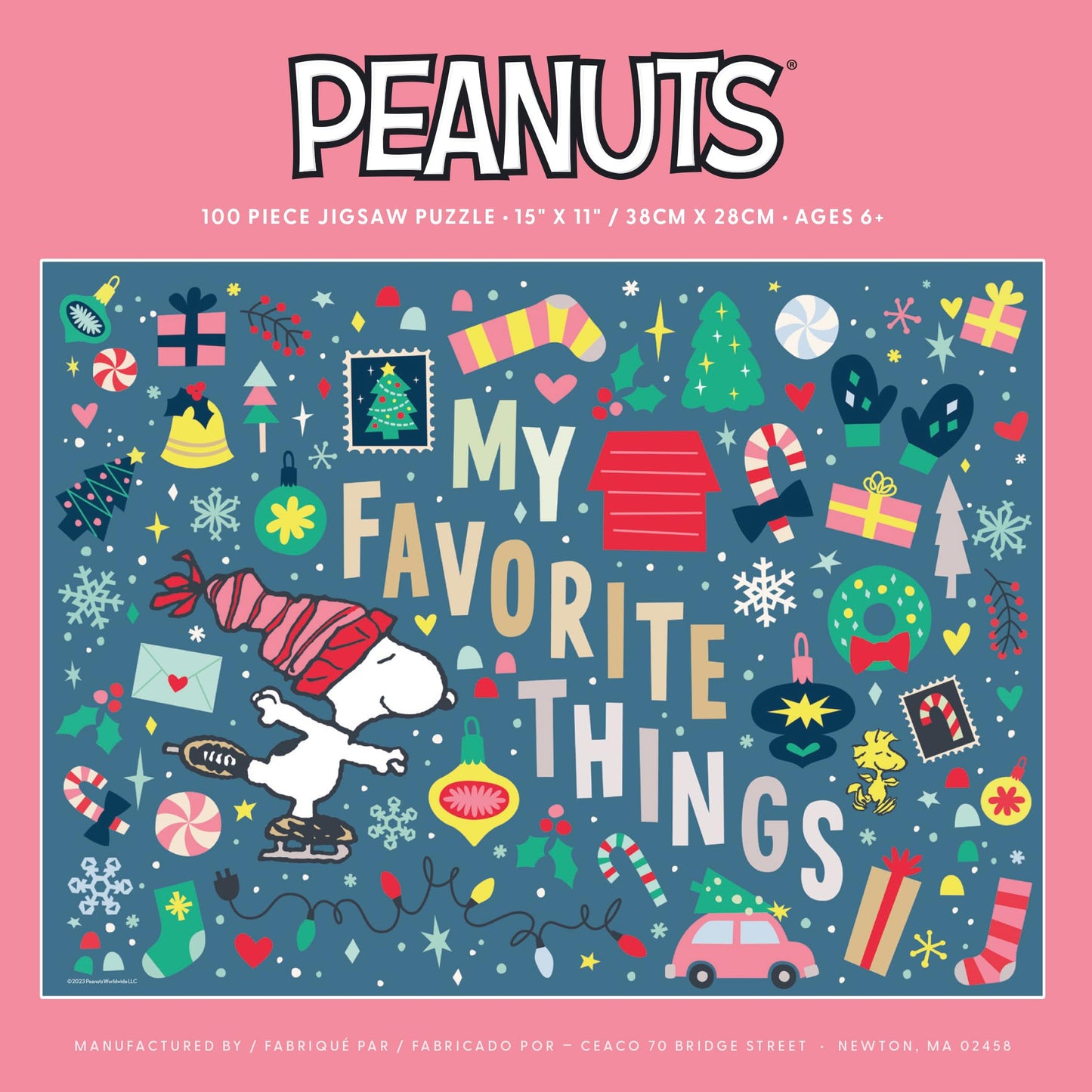 Ceaco - Snoopy's Favorite Things - 100 Piece Puzzle for Kids