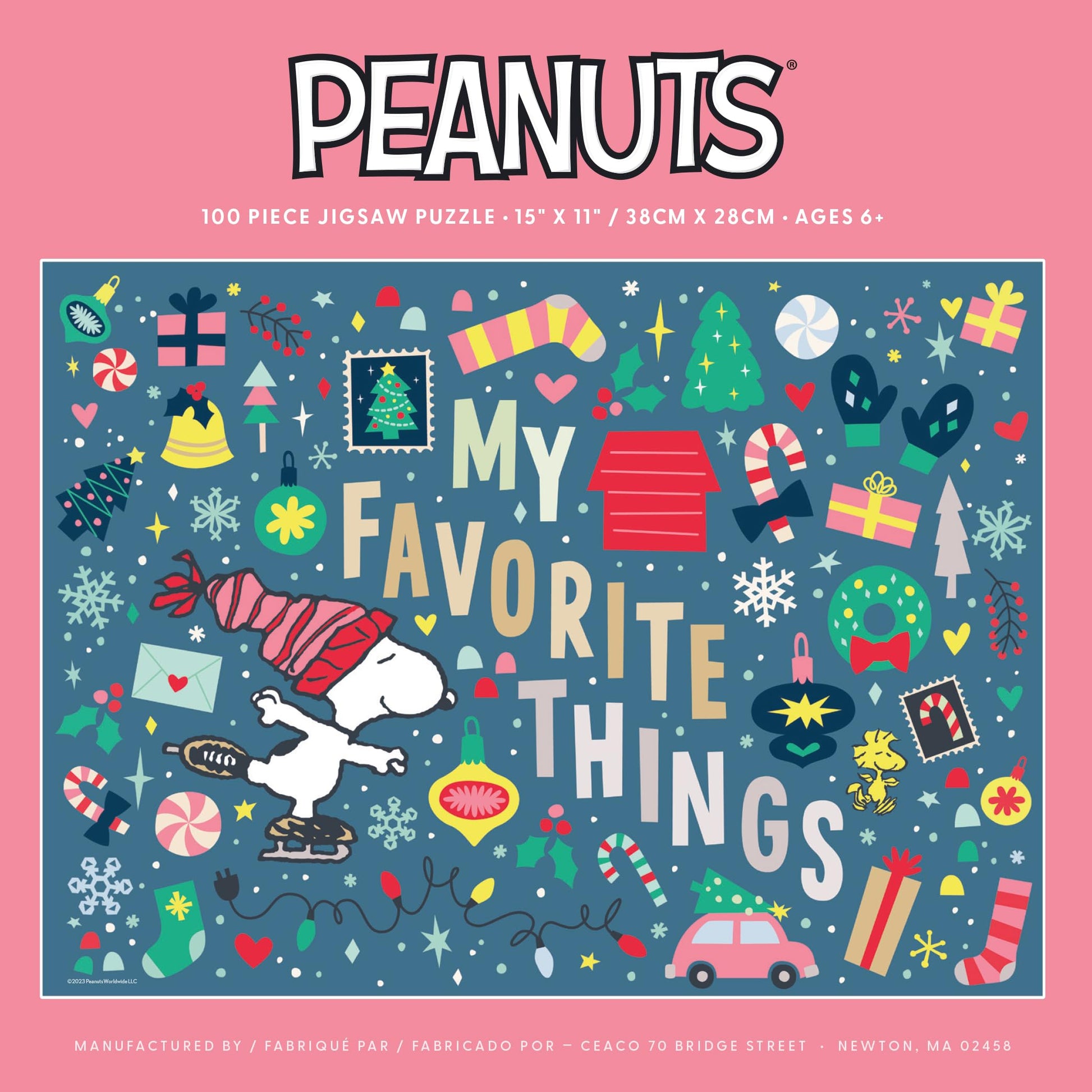 Ceaco - Snoopy's Favorite Things - 100 Piece Puzzle for Kids