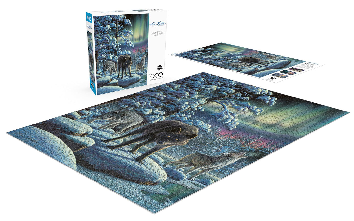 Buffalo Games - Rivers of Light - 1000 Piece Jigsaw Puzzle for Adults