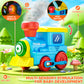 Train Set for Toddlers with Steam, Music, Lights and 3 Animal Cars