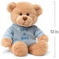 GUND “It's a Boy” 12-Inch Message Bear with Blue T-Shirt, Ages 0+