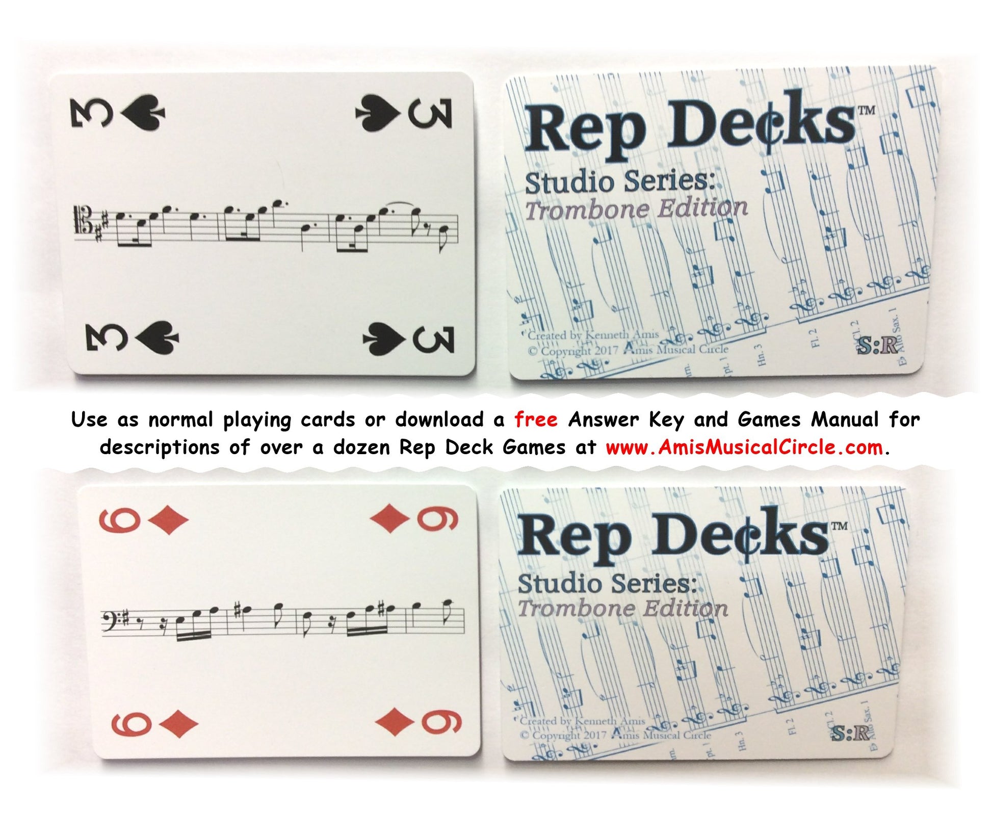 Rep Decks - Studio Series: Trombone Edition