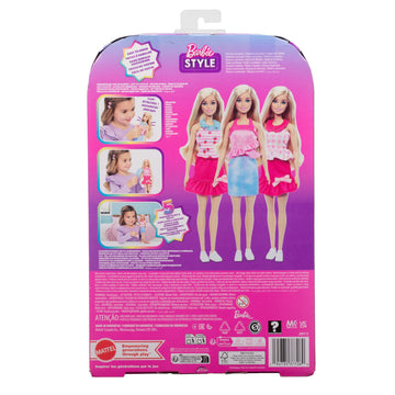 Barbie Easy to Dress Doll Featuring Easy to Dress, Snap on Fashions, Fashion Dolls with Brushable Blonde Hair