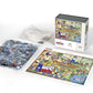 Boardwalk Big Texas 500 Piece Jigsaw Puzzle Fun Travel State Puzzles with Premium Box, Gift for Adults and Family 16"x20"