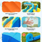 VEVOR Inflatable Crocodile Bounce House with Blower, Spacious 6-in-1 Kids Water Park with Slide, Splash Pool, Water Cannon, Ring Toss & Climbing Wall