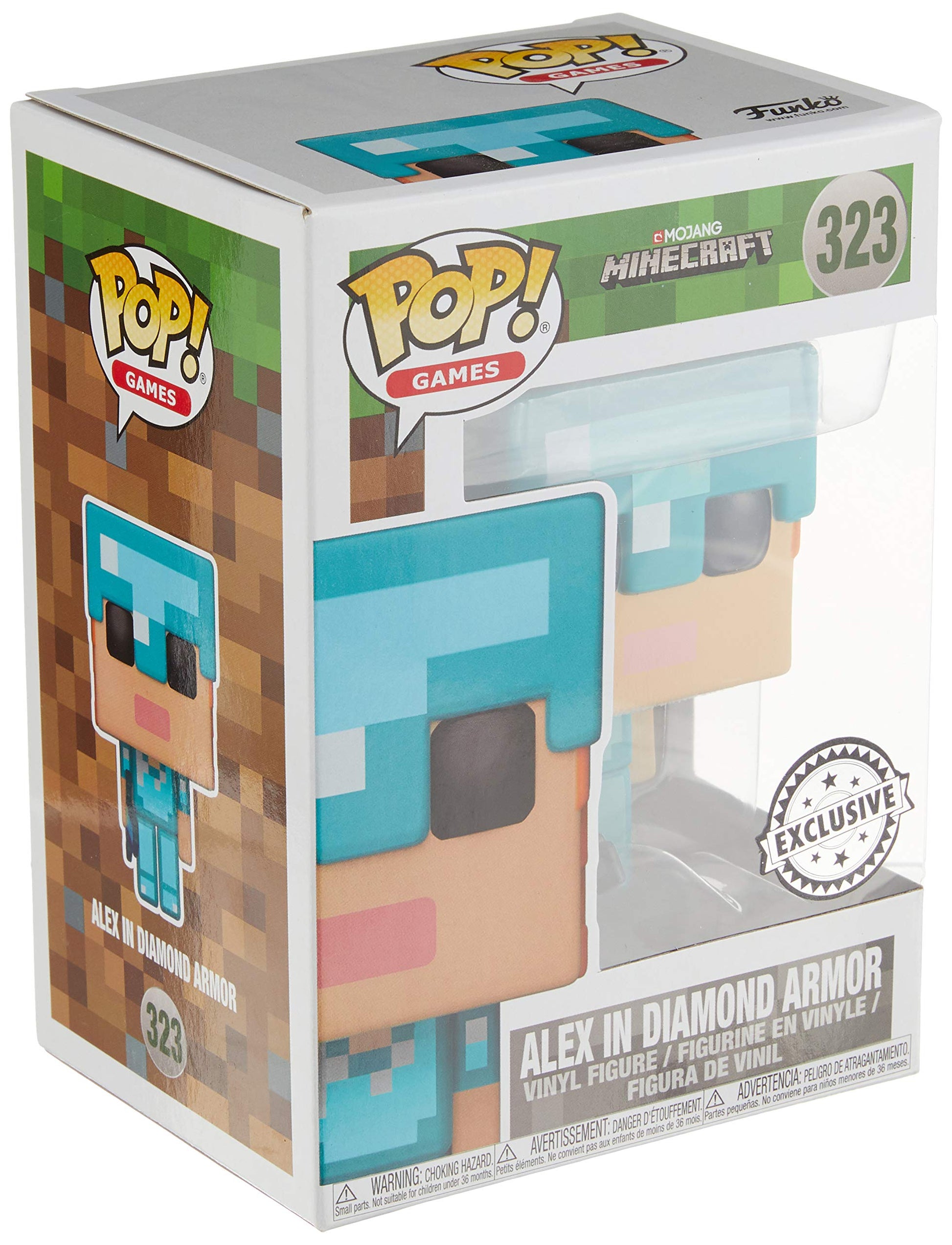 Funko Pop! Minecraft - Alex in Diamond Armor - Vinyl Figure 9 cm