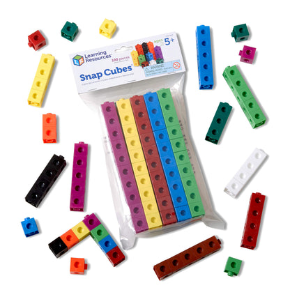 Learning Resources Snap Cubes, Set of 100