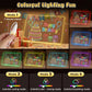 20”Inch LED Drawing Lumi Board for Kids - Acrylic Dry Erase Board with 13 Light Effects,Glow Doodle Board Gifts for Kids, Creative Fun & Christmas