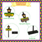 Mardi Gras Decorations - 4pcs New Orleans Street Signs Centerpieces Mardi Gras Louisiana Lamp Post Décor For Party Supplies