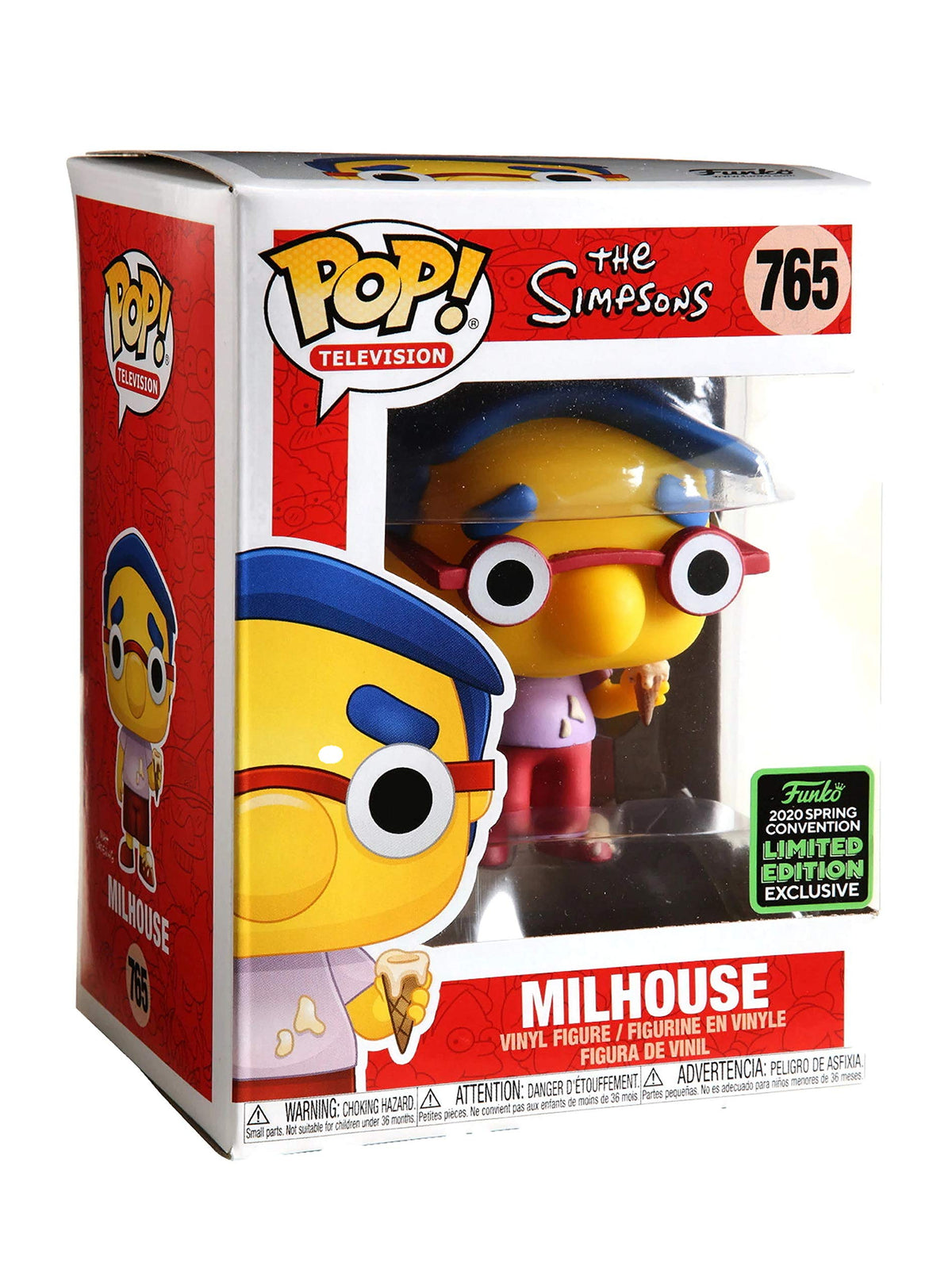 Funko POP! The Simpsons: Milhouse (ECCC) Exclusive #765