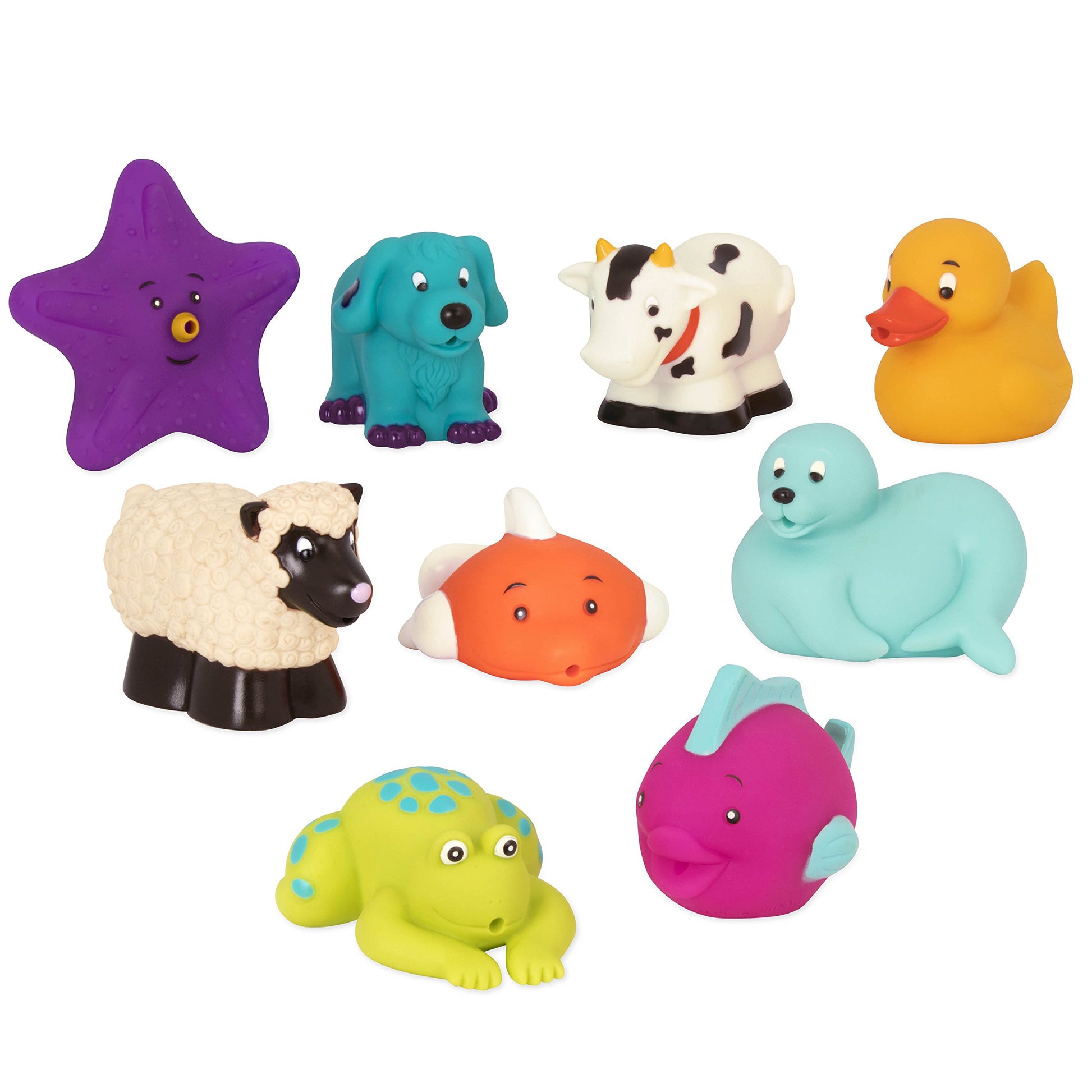 9 Animal Squirters for Tub or Pool, Watersand