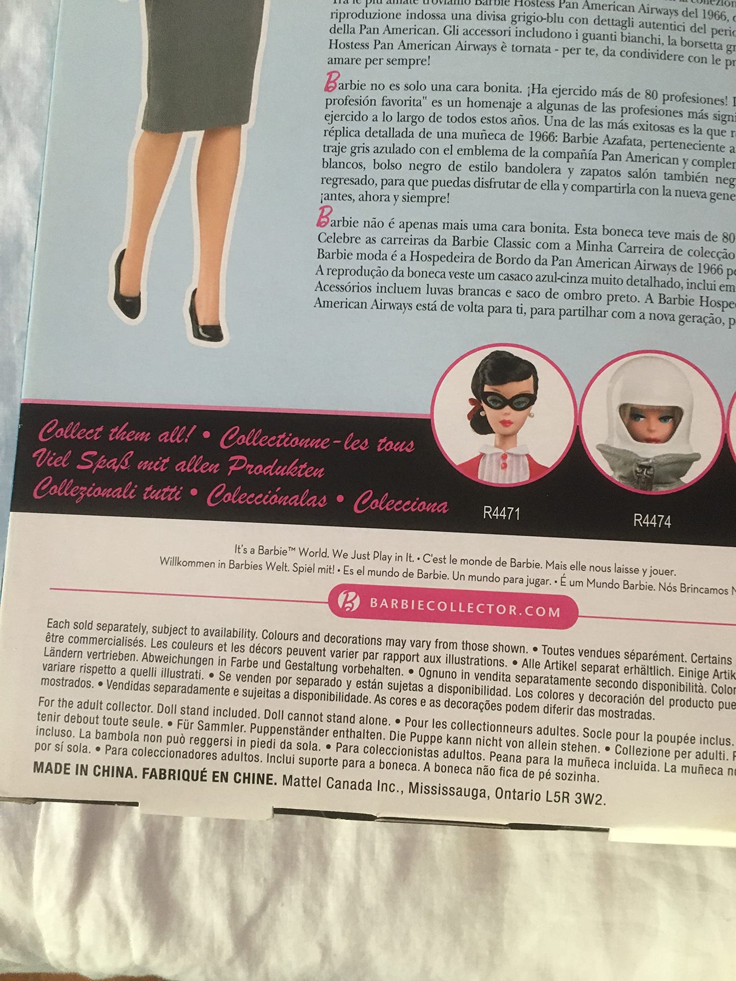 Barbie Collector My Favorite Career- 1966 Pan American Airways Stewardess