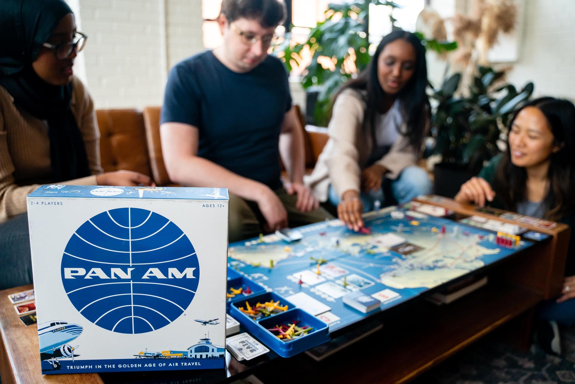 Funko Games Pan Am Board Game, Strategy Board Game, 2-4 Players 6 and Up