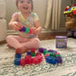 Crayola Glitter Magnetic PIP Cubes, Mini Magnetic Blocks Playset, STEM & Montessori Building & Educational Toys for Kids, Travel Toys for Boys