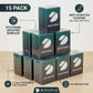 Dinavio Crafthouse 15-Pack PKMN Booster Bundle Protectors PET 0.7mm - Anti-Scratch - UV Protection - Compatible with PKMN Sets Up to Phantasmal Flames
