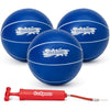 GoSports Swimming Pool Basketballs 3 Pack - Great for Floating Water Basketball Hoops, Choose Red or Blue Pool Basketballs