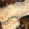 50 PCS Wedding Wands with Ribbons & Bells, Romantic Sparkle with Three Light Modes, Light up Wands for Wedding Send off, New Year, Birthday Party