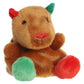 Aurora Palm Pals 4" Syd Holiday Capybara Festive Plush