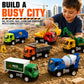 6 Pack Pull Back Construction Trucks for Kids, 4.5" Toy Vehicles