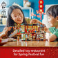 LEGO Spring Festival Family Reunion Celebration Building Toy for Kids, Restaurant Playset with Toy Kitchen and 13 Minifigures for Pretend Play, Gift