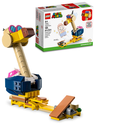 LEGO Super Mario Conkdor's Noggin Bopper Expansion Set 71414, Buildable Toy to Combine with Mario, Luigi or Peach Starter Course, Gift Idea for Kids 6