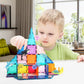 PicassoTiles Magnet Tile Building Blocks 8 Marine Animal Action Figures Compatible Magnetic Accessory Playset Tiles Kids Toys STEM Educational